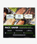 pack saver vacuum sealer bags black color vacuum seal bags food grade microwave safe freezer safe sous vide odor free and airtight